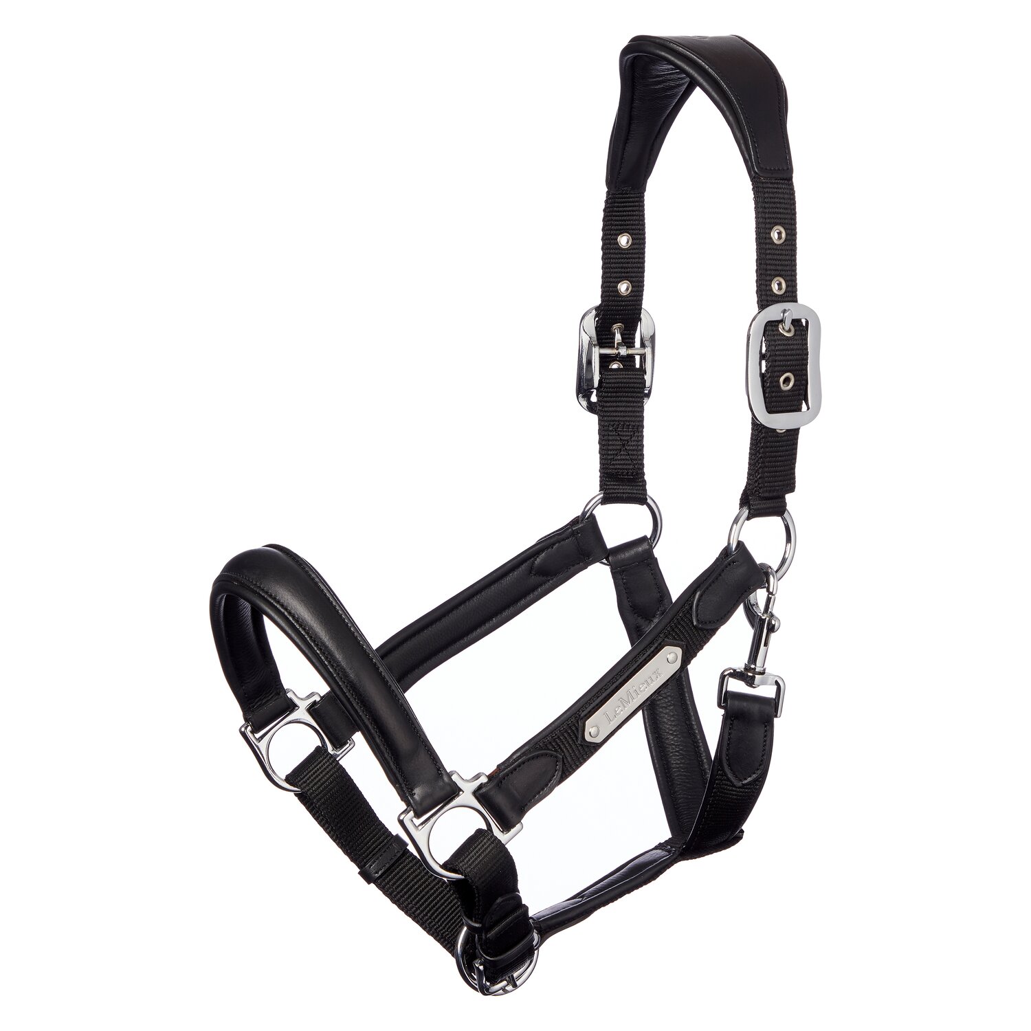 LeMieux Core Lederhalfter Capella  - black - Warmblut