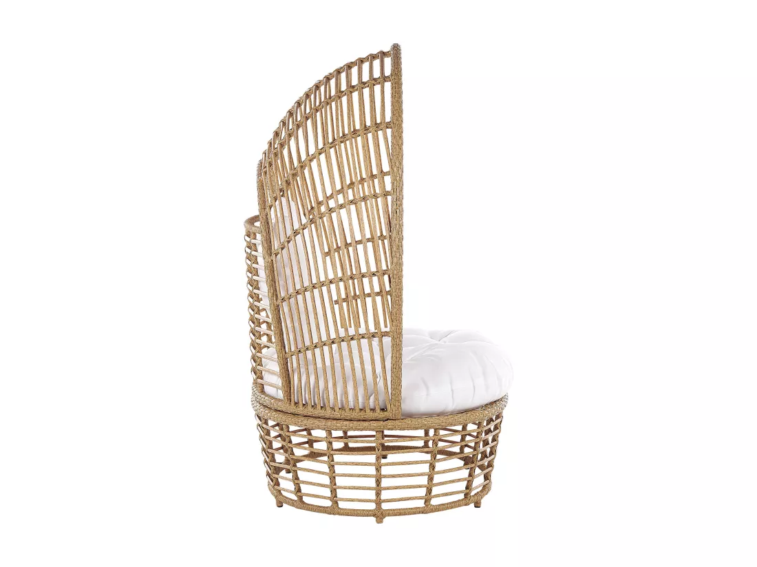 Fauteuil de jardin LIDO Rotin Beige