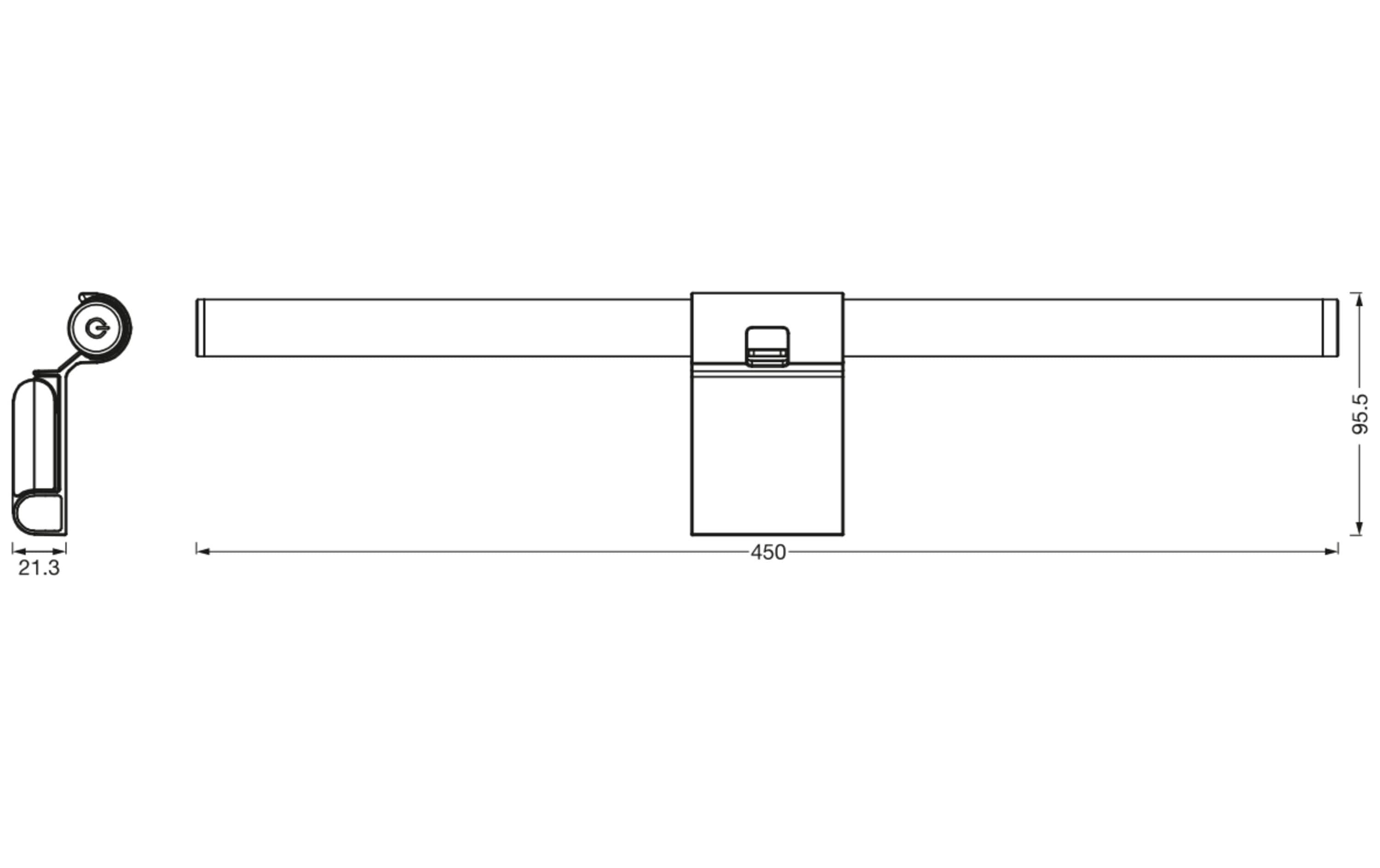 Klemmleuchte Sun@Home LED Monitor, 2.5 W, CRI95Smarte Monitor-Klemmlampe mit WiFi- Technologie