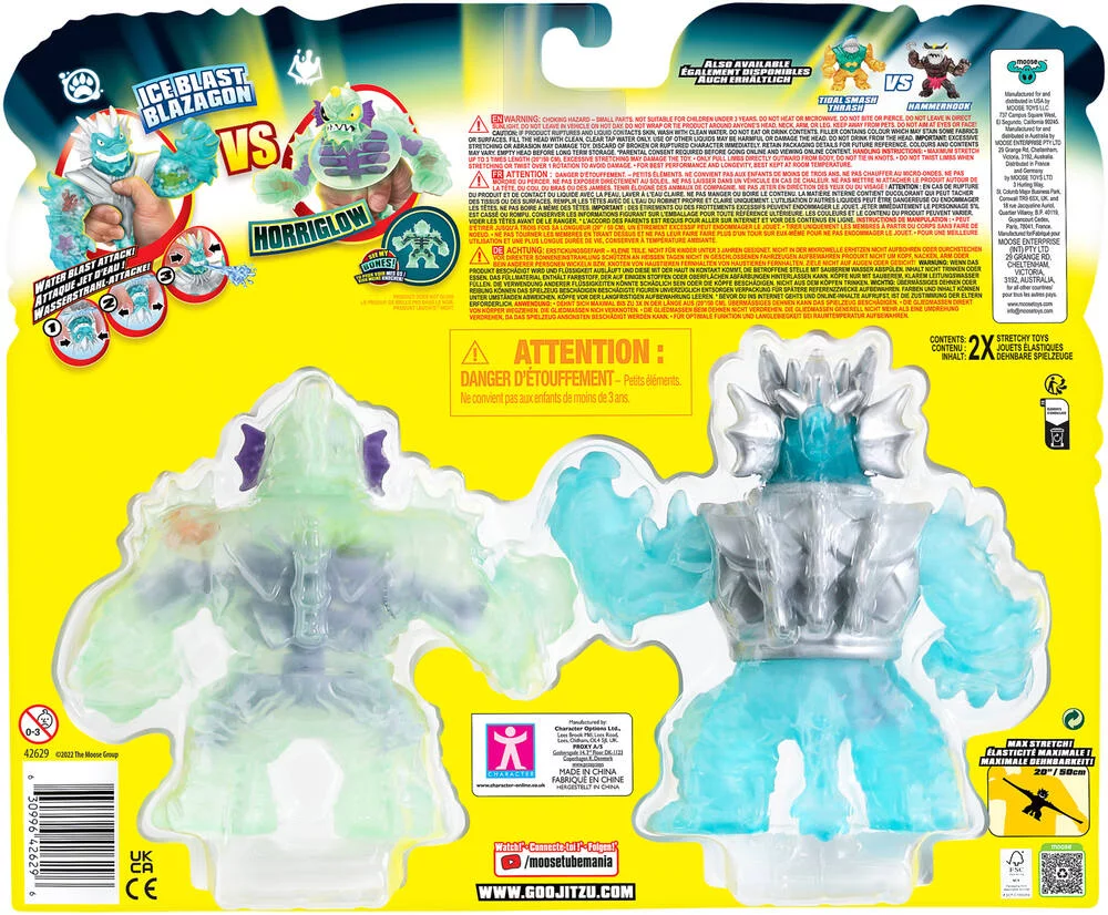GOO JIT ZU - BLAZAGON VS HORRIGLOW 11 CM DEEPGOOSEA