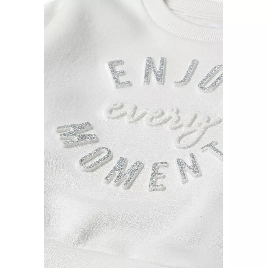 MINOTI Sweatshirt Cremeweiß