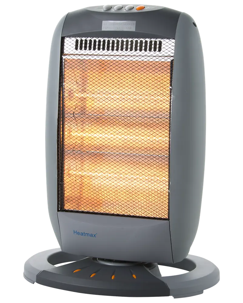 Varmeovn med halogenrør 1200 W