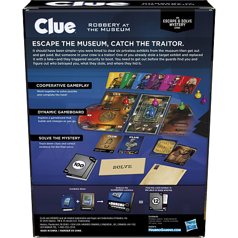 Cluedo røveri på museet - Escape room