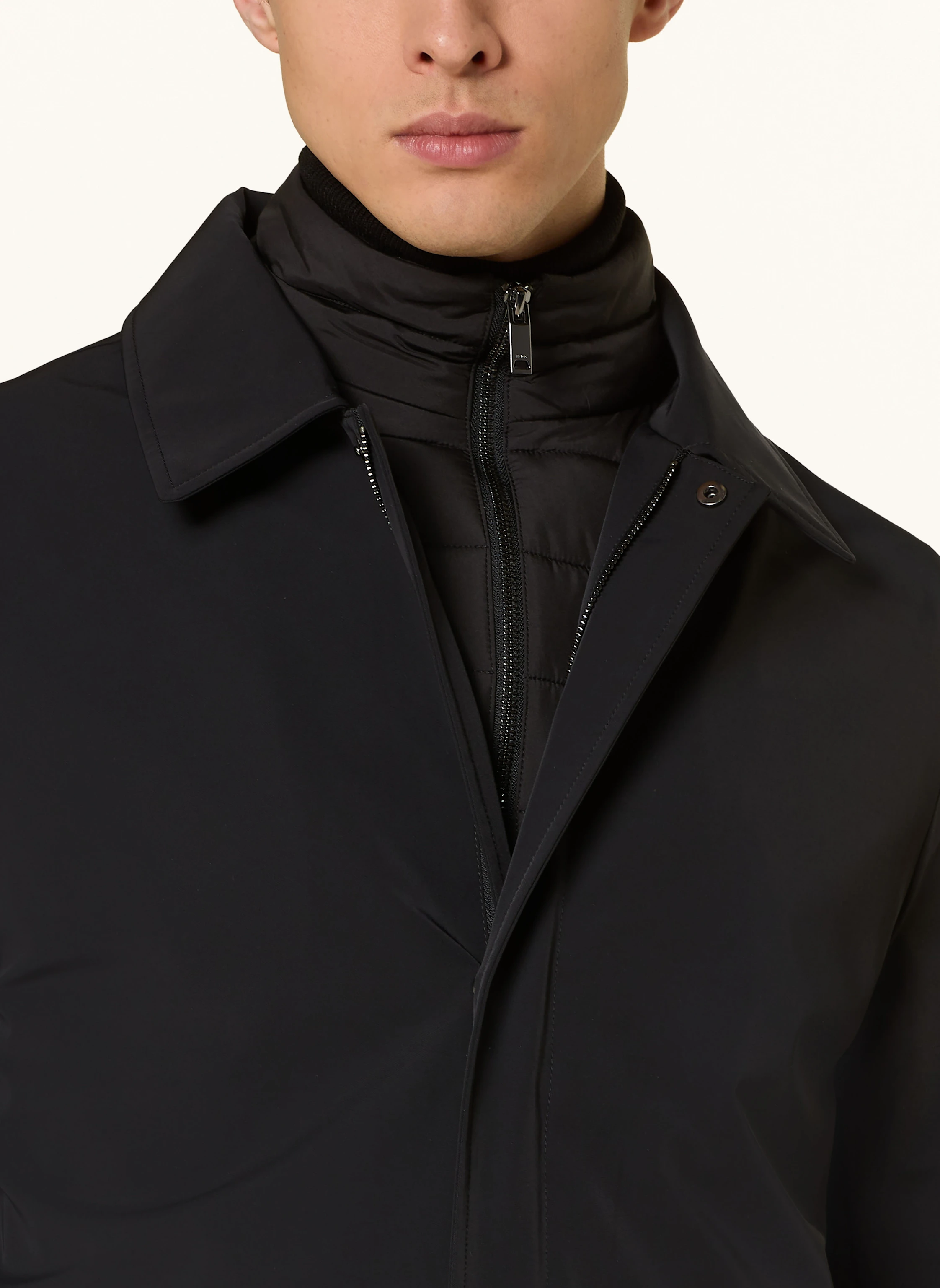 REISS Mantel LOGAN mit herausnehmbarer Blende
