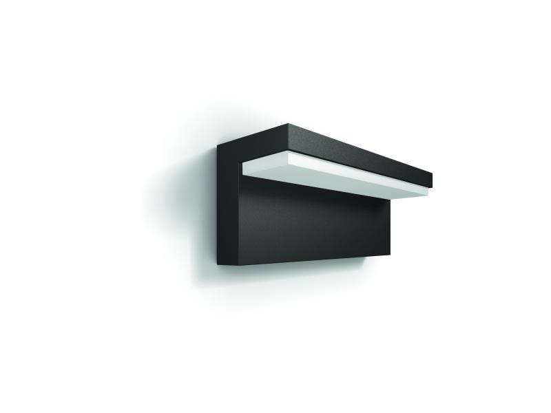 Philips myGarden LED Wandleuchte Bustan, 1000 lm, Anthrazit Leuchte für den Aussenbereich