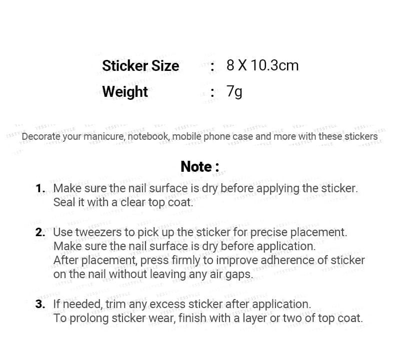 MAGICO - Nagelstickers met hart en strik