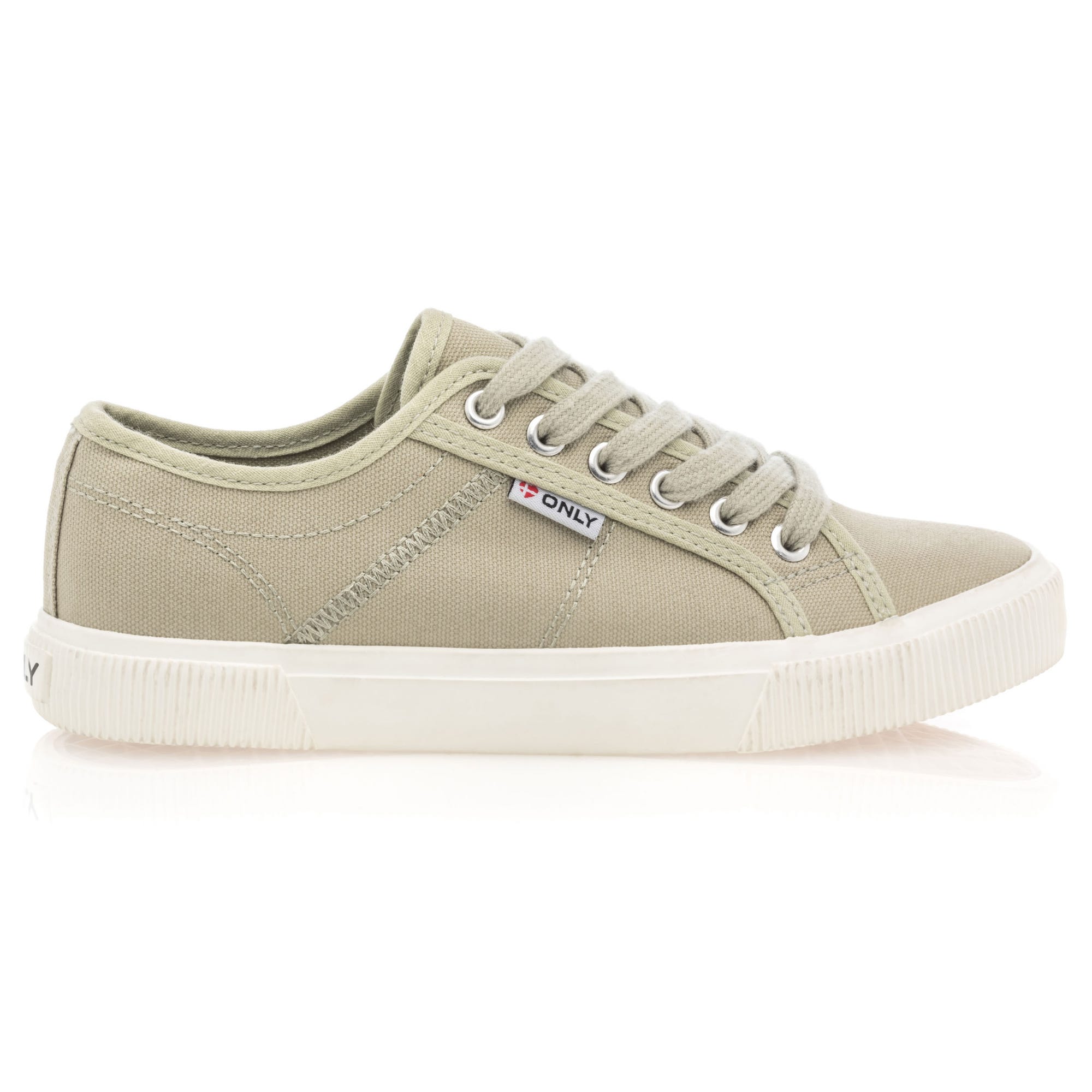 Baskets en toile Femme vert clair