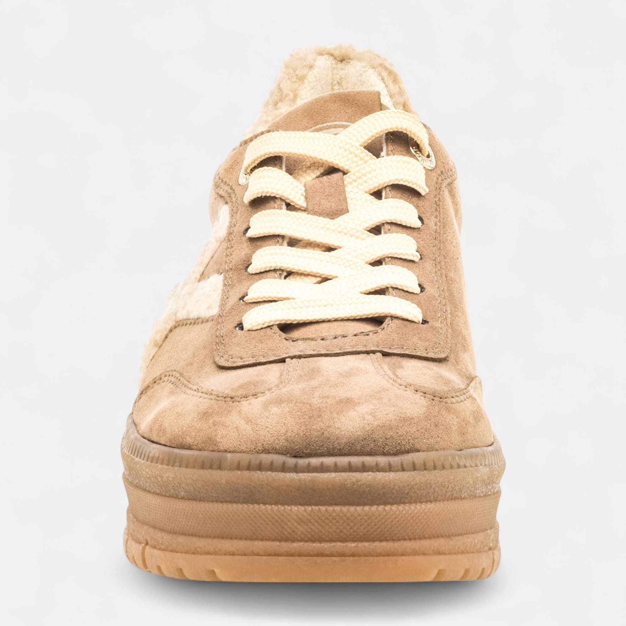 Baskets basses Femme taupe