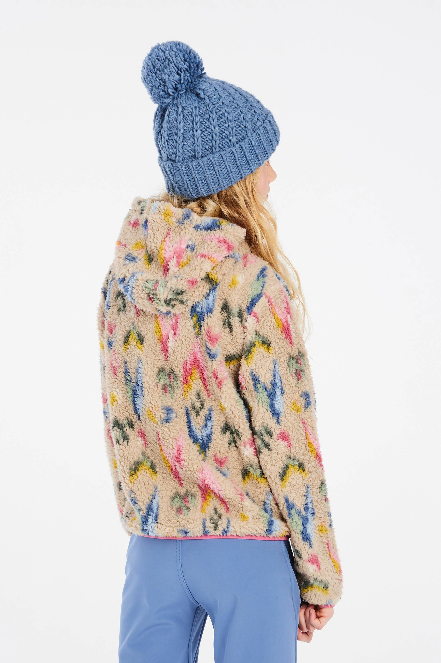 Protest fleecevest Suus beige/multi