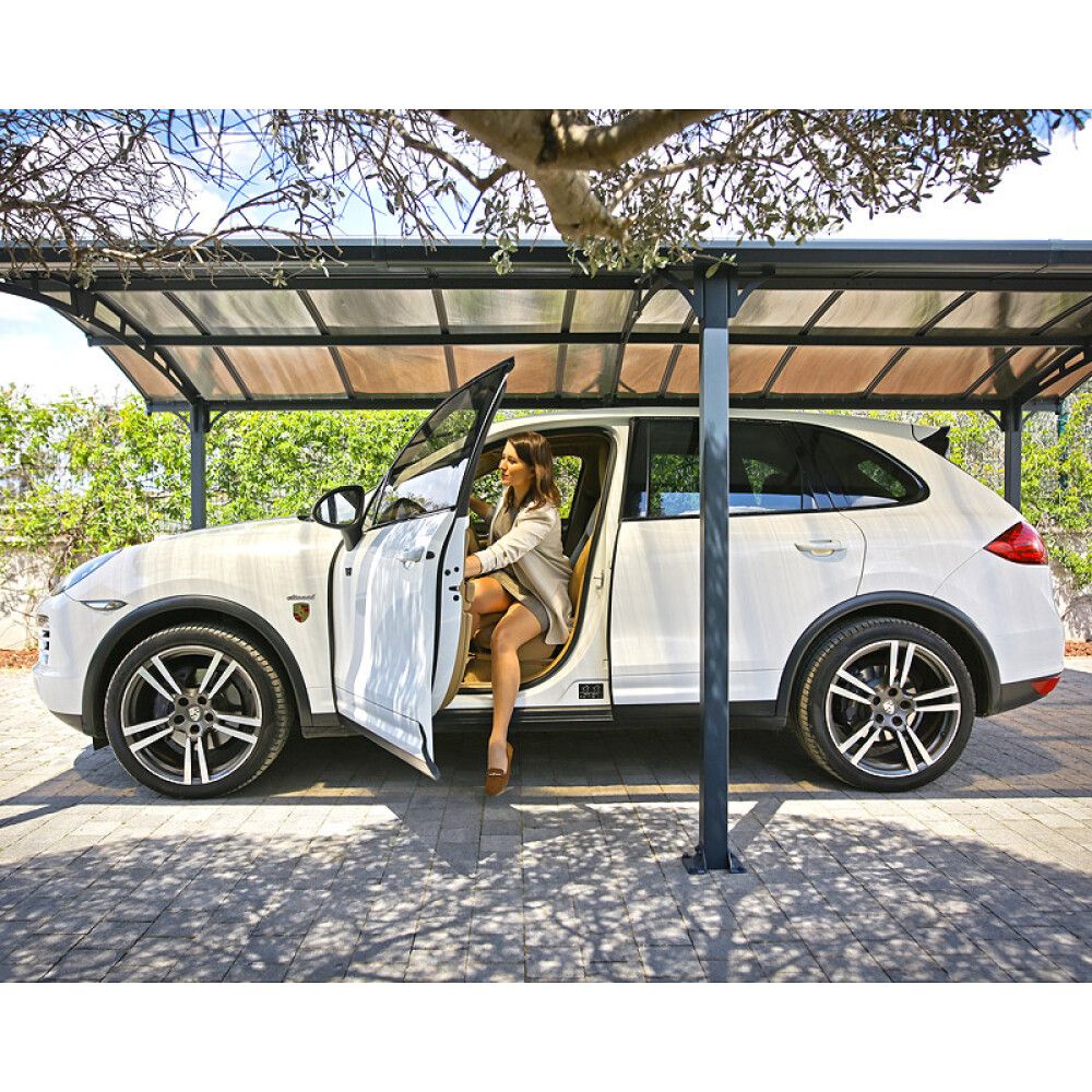 CARPORT CANOPIA ARCADIA 18,5M² BRONSE/GRÅ