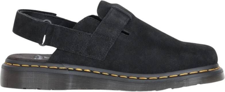 Dr martens Dr. Martens Jorge II van suède | black Zwart Suede Muiltjes Unisex
