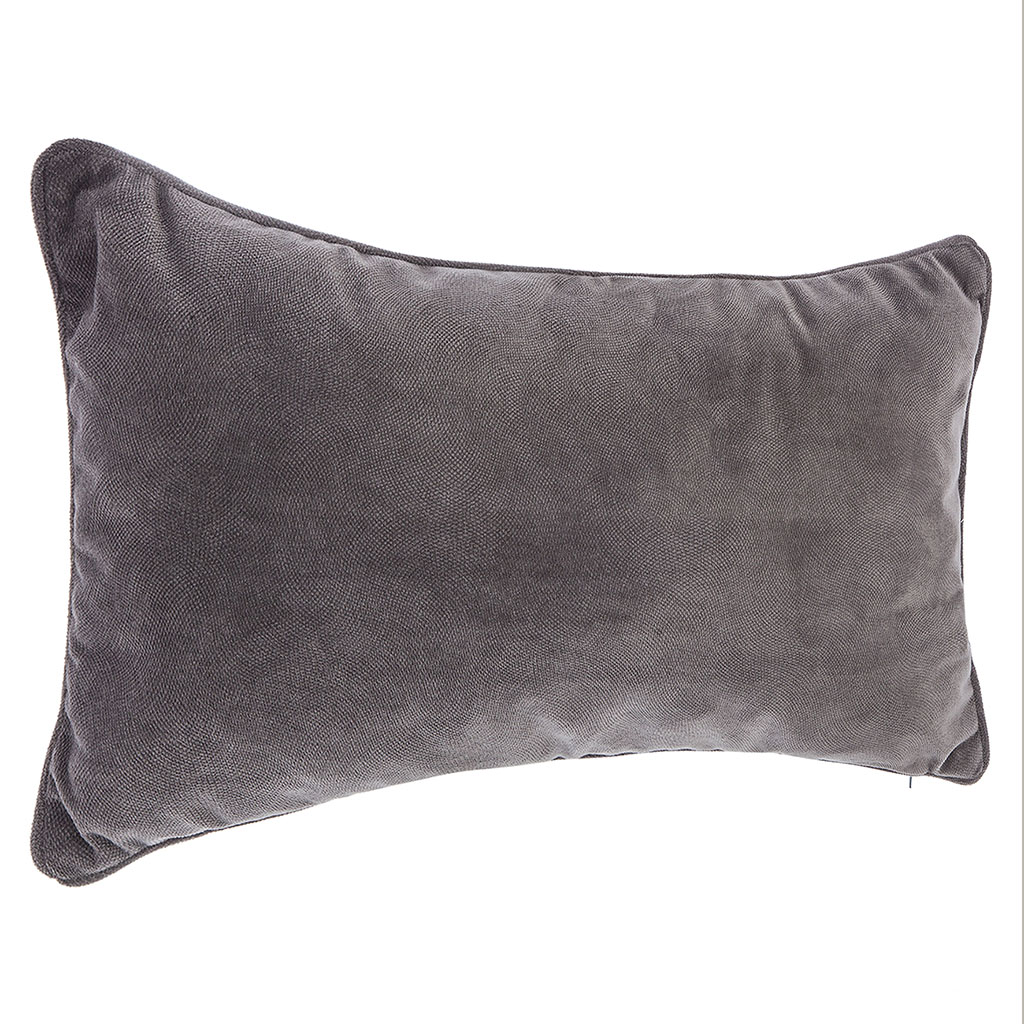 Coussin LILOU gris foncé 30x50cm
