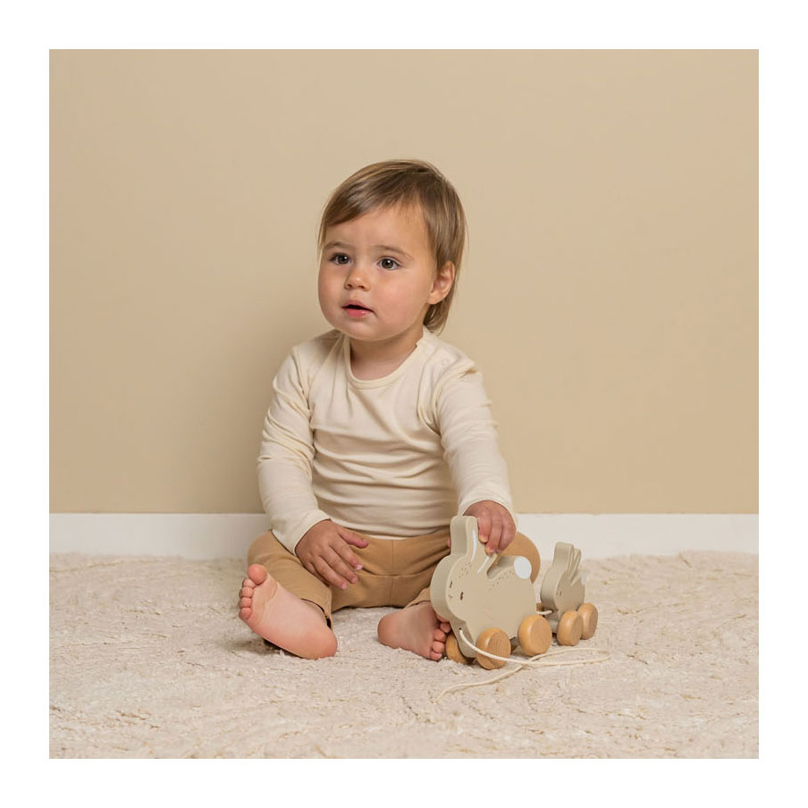 Little Dutch Houten Trekdier Konijnen Baby Bunny