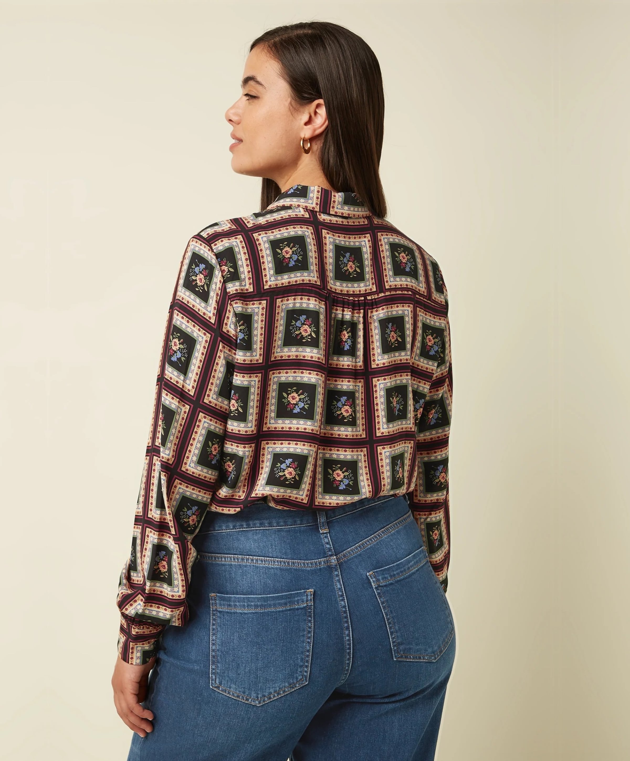 King Louie Dames blouse zwart