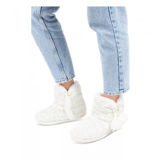 Chaussons bottines BLANC MERRY SCOTT