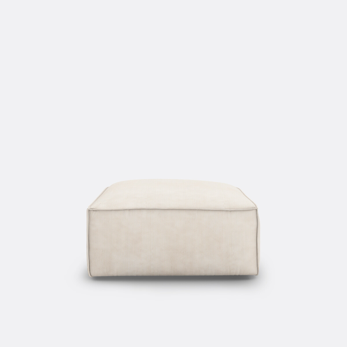 LA REDOUTE INTERIEURS<br>Puff modular em veludo canelado, Seven