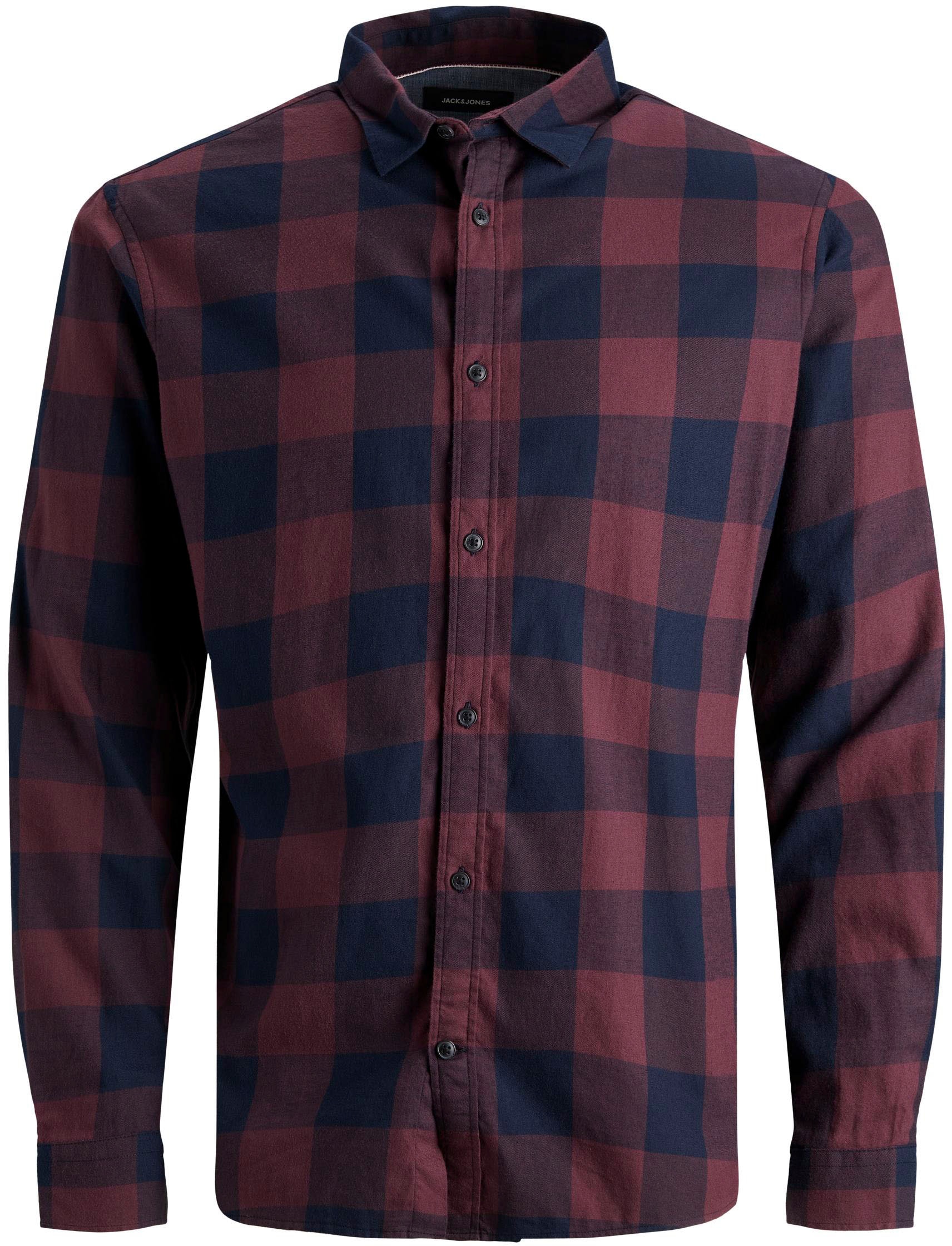 Jack & Jones Karohemd »JJ JJEGINGHAM TWILL SHIRT L/«