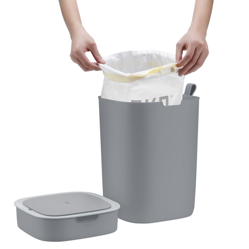 Poubelle à capteur morandi smart 12 l gris