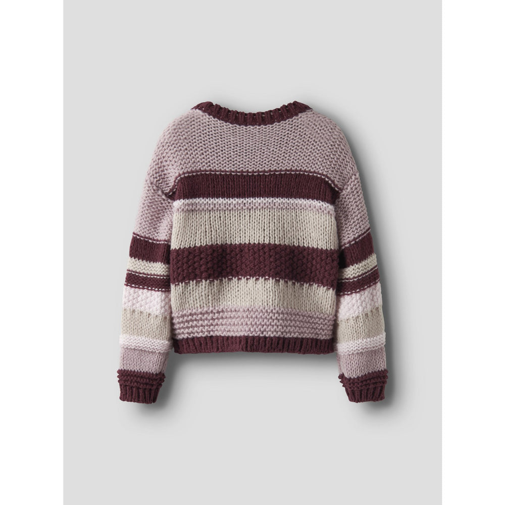 Køb Name It Burgundy Nkfoline Ls Strik