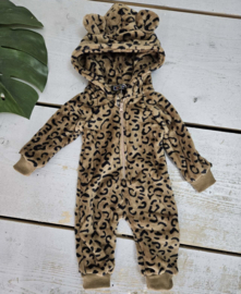 Baby Teddy Onesie – Leopard brown