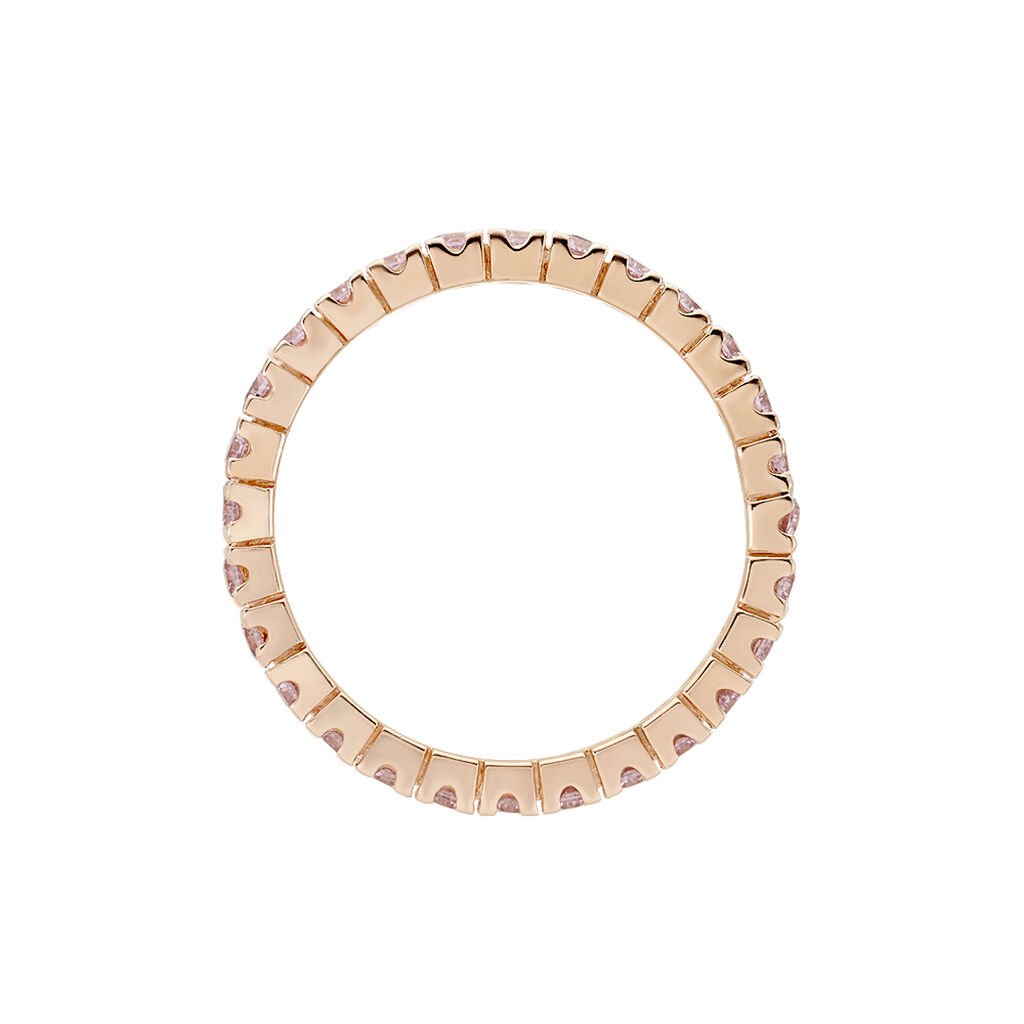 Bague Rio Argent Rose Oxyde De Zirconium