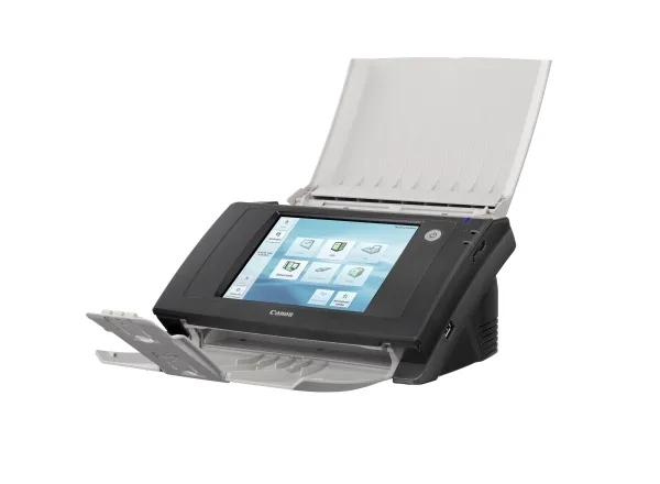 Canon imageFORMULA ScanFront 400 - Dokumentscanner - CMOS / CIS - Duplex - 216 x 3048 mm - 600 dpi x 600 dpi - op til 45 ppm (mono) / op til 45 ppm (farve) - ADF (60 ark) - op til 6000 scanninger pr. dag - USB 2.0, LAN