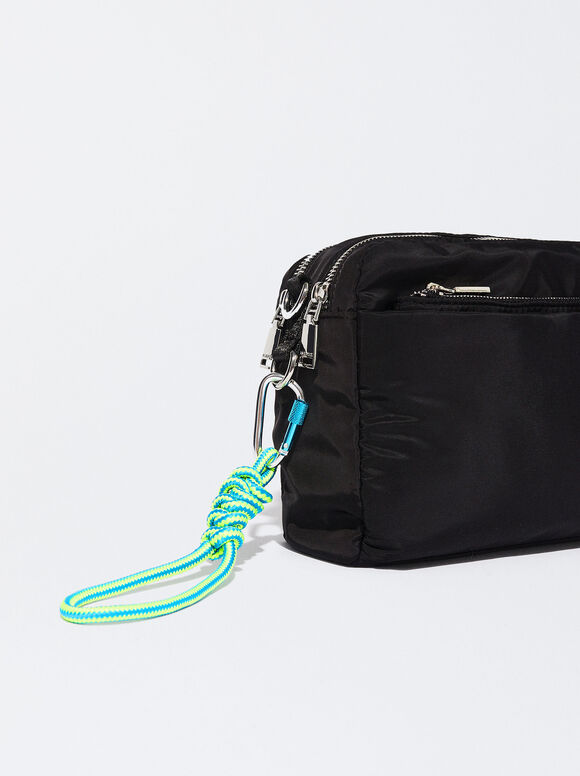Bolsa Bandolera De Nylon - Preto
