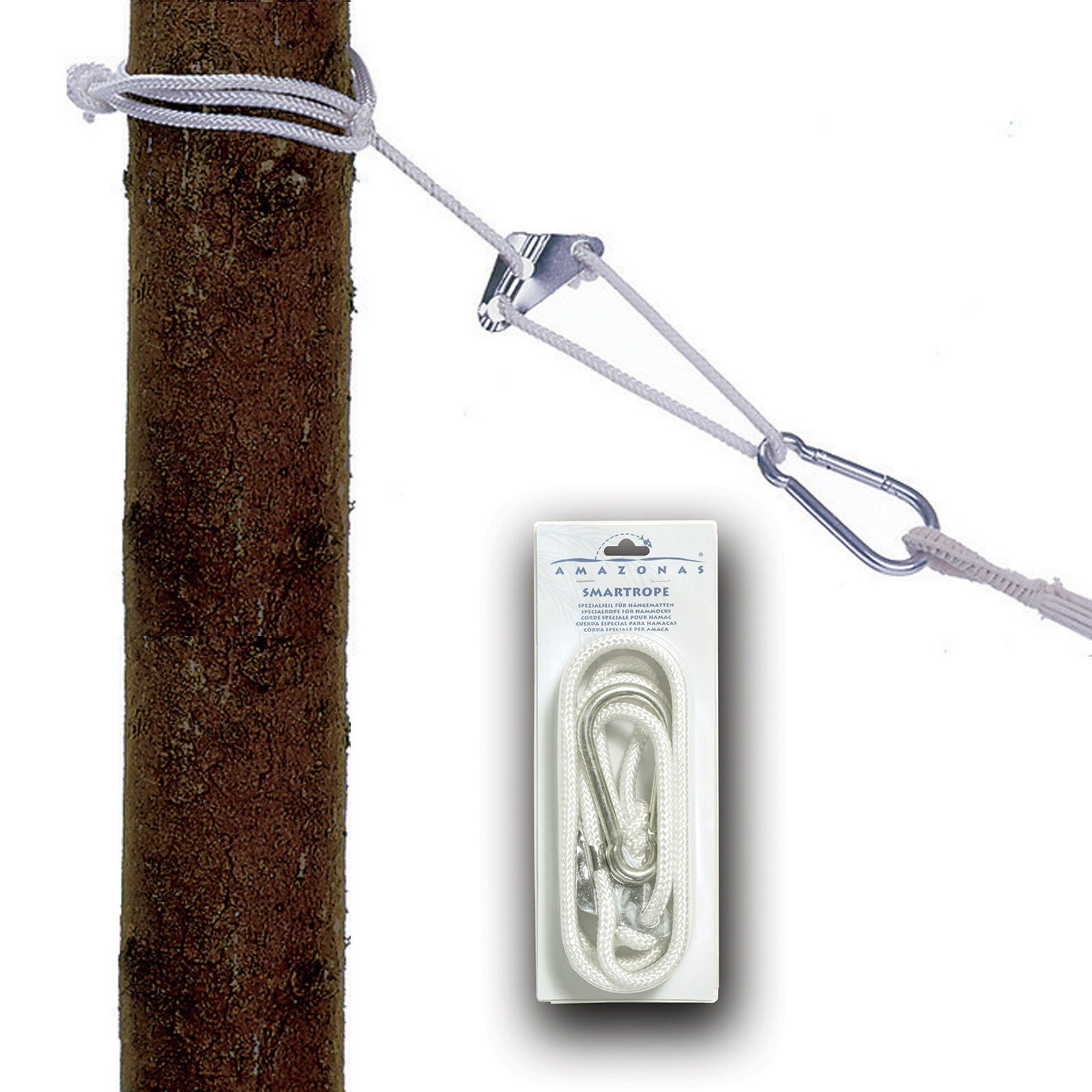 AMAZONAS Smartrope Hängematten Befestigung Seil Set Hängesessel Baum Befestigung