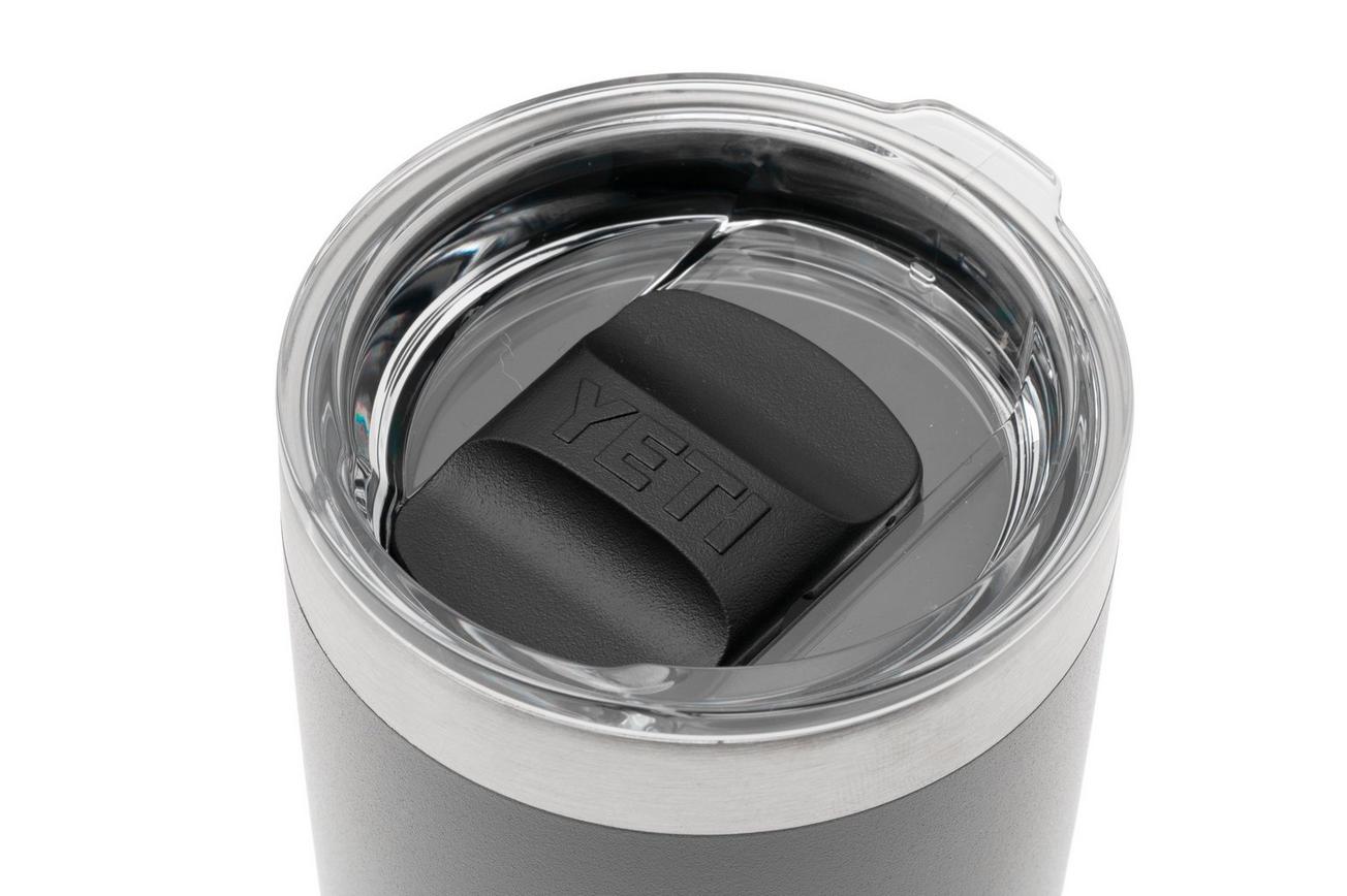 Yeti Rambler Tumbler Cup 10oz Mag Slider Lid, Charcoal Grey, thermosbeker met deksel, 295 ml