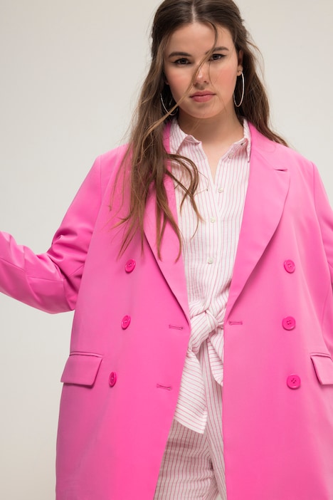 Blazer, Loose Fit, doppelreihig, Revers