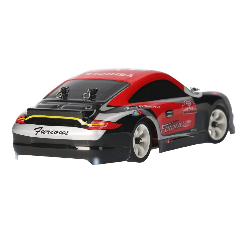 Ferngesteuertes 2.4GHz RC Spielzeug Auto 30km/h High Speed Drift Car 4WD Fahrzeug mit Fernbedienung - Rot