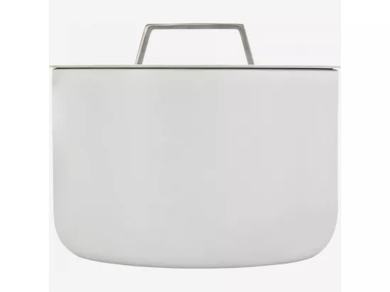 HABITAT - Casserole avec couvercle 18 cm en aluminium extérieur blanc et revêtement intérieur céramique - Denver II