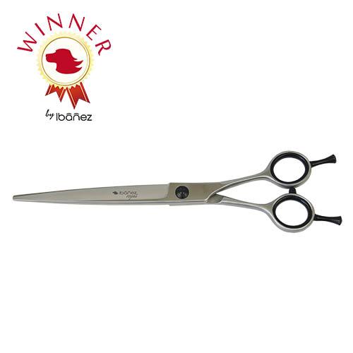 Tesoura reta Ibanez Royal de 18,5 cm para cães e gatos, para tosa de cães.