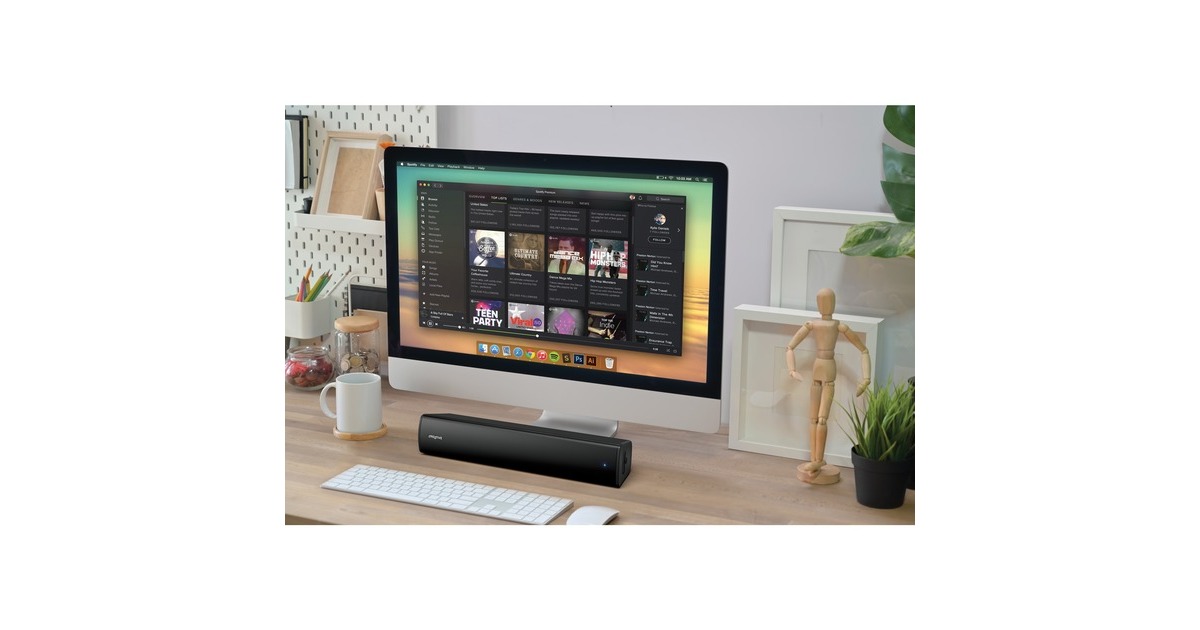 CreativeStage Air V2 soundbar  (Zwart, Bluetooth)