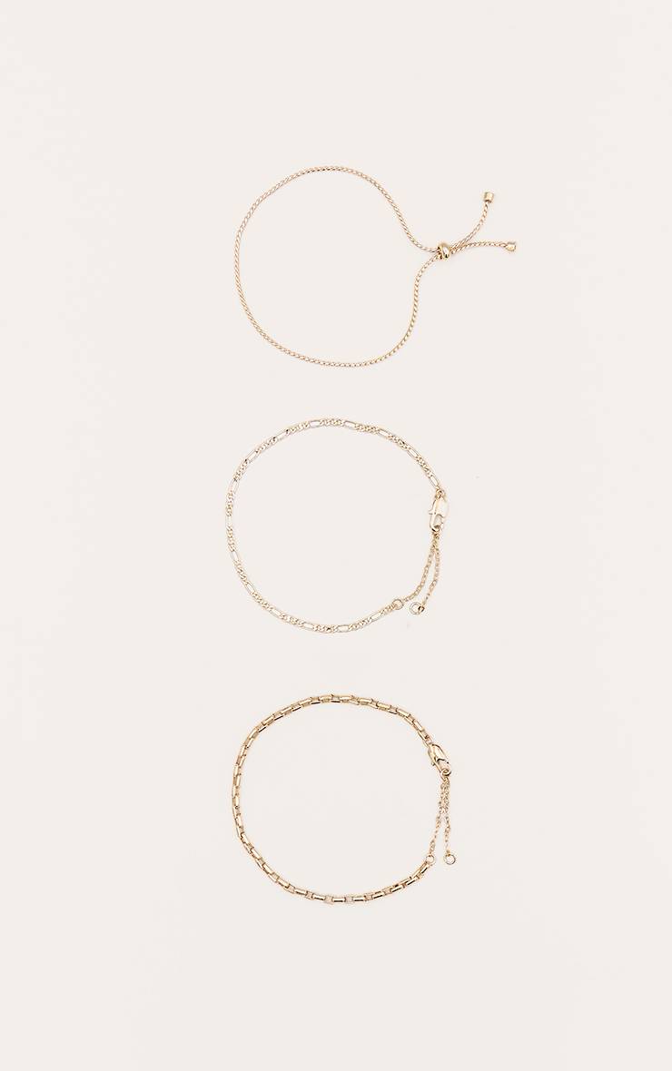 Doré Bracelets Multipack Assortis À Chaînes Délicates