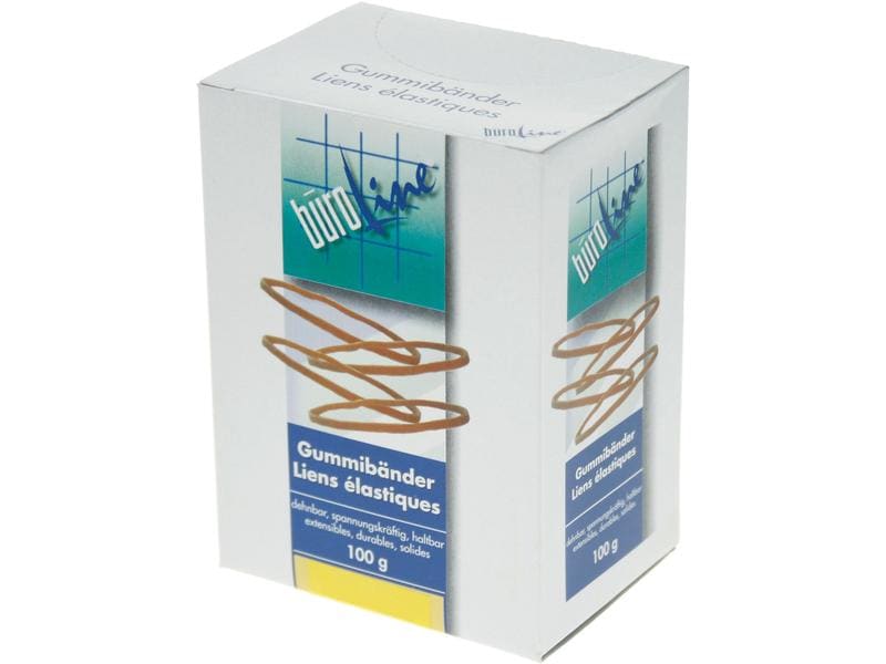 Büroline Gummiband 1.3 x 60 mm, 100 g Gummiring
