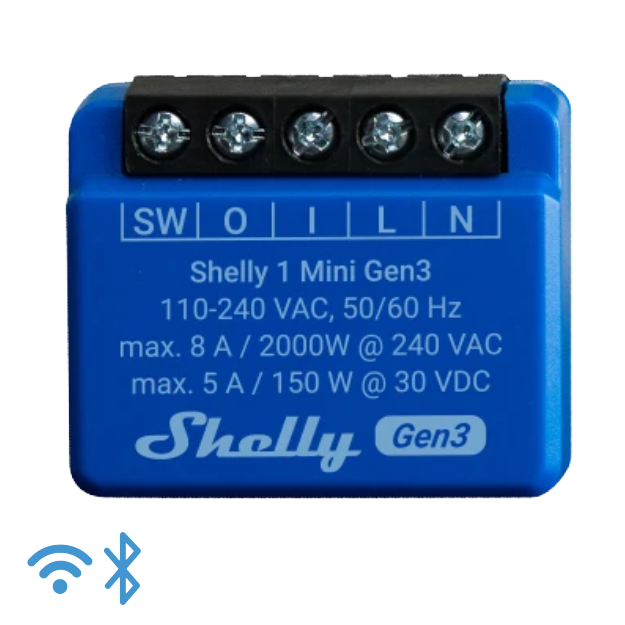 Shelly - Plus 1 Mini (GEN 3)