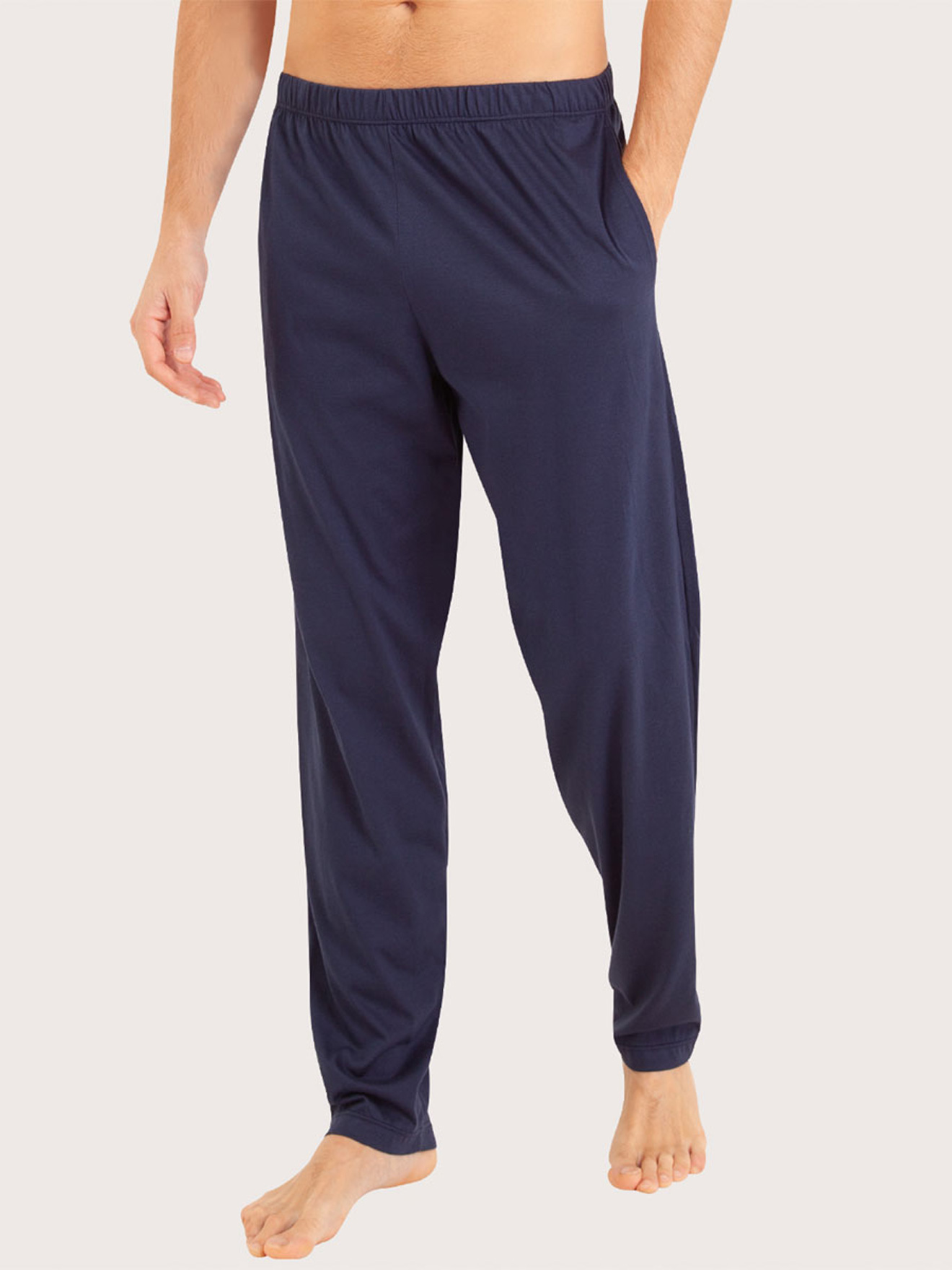 Pyjama col V pur coton