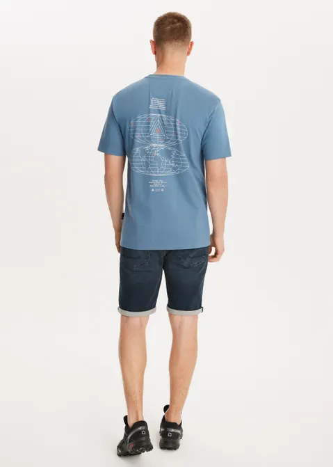T-shirt met print grand tour blauw (BLW.M)