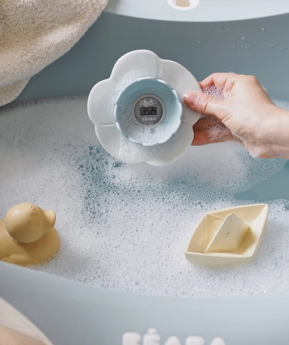 BEABATHERMOMÈTRE DE BAIN LOTUS BLEU