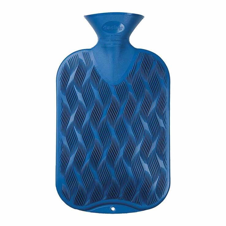 Fashy Wärmflasche Karo-Halblamelle saphir 6437 54, 1 St