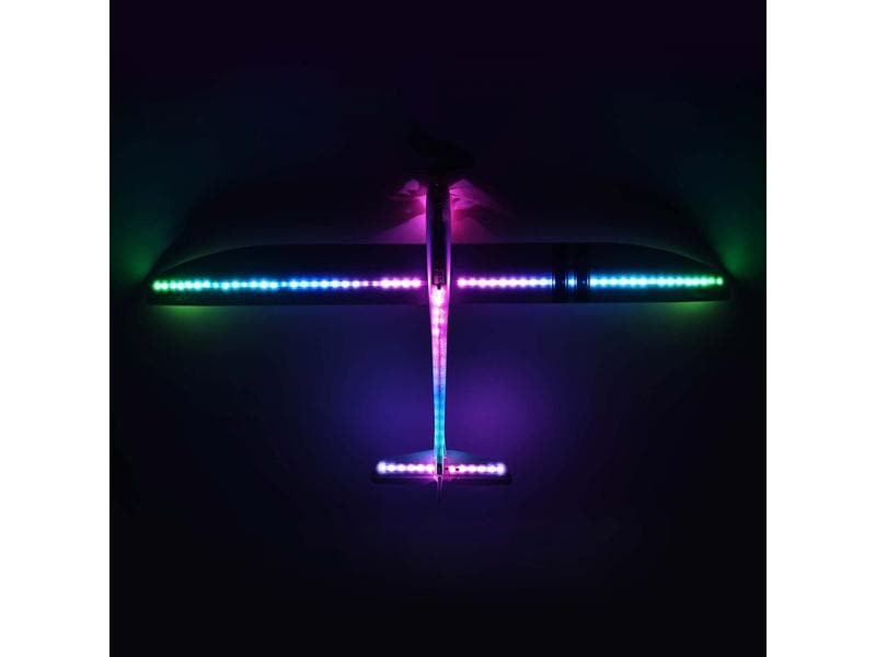E-flite Motorsegler Night Radian 2000 mm BNF Basic Elektrosegler mit Nachtflug-Beleuchtung und AS3X Technologie