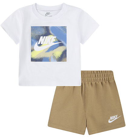 Nike Shorts Set - T-Shirt/Shorts - Fallschirmbeige