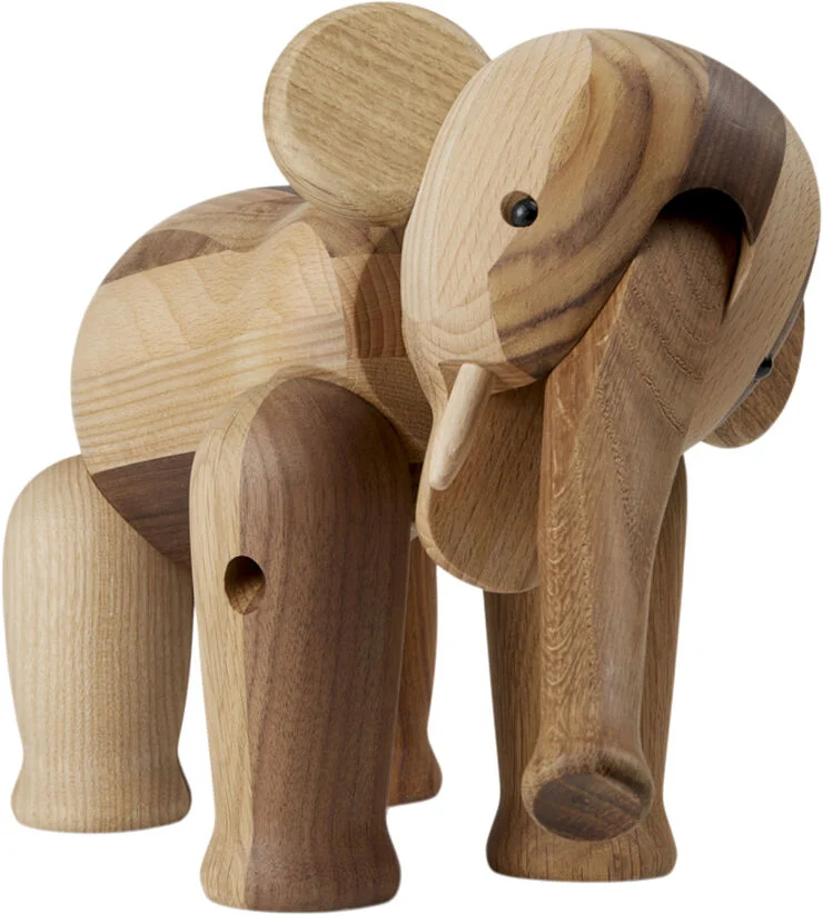 Kay Bojesen Elefant Reworked jubilæum stor mix træ Brun