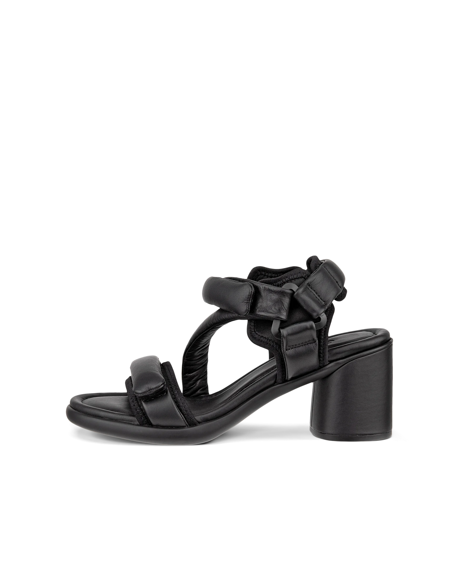 ECCO SCULPTED SANDAL LX 55 Damen Ledersandale mit Absatz Schwarz