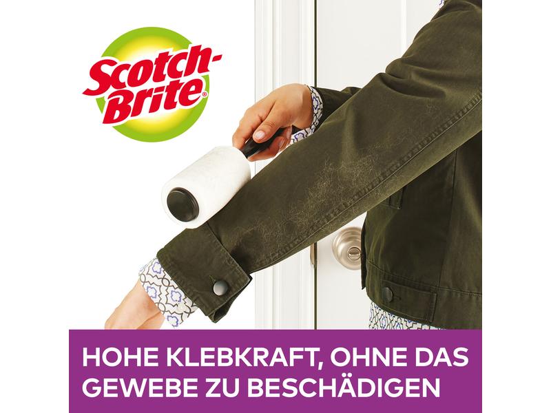 Scotch-Brite Kleiderroller Scotch-Brite Pet Extra Sticky 48 Kleiderroller für Tierhaare auf der Kleidung