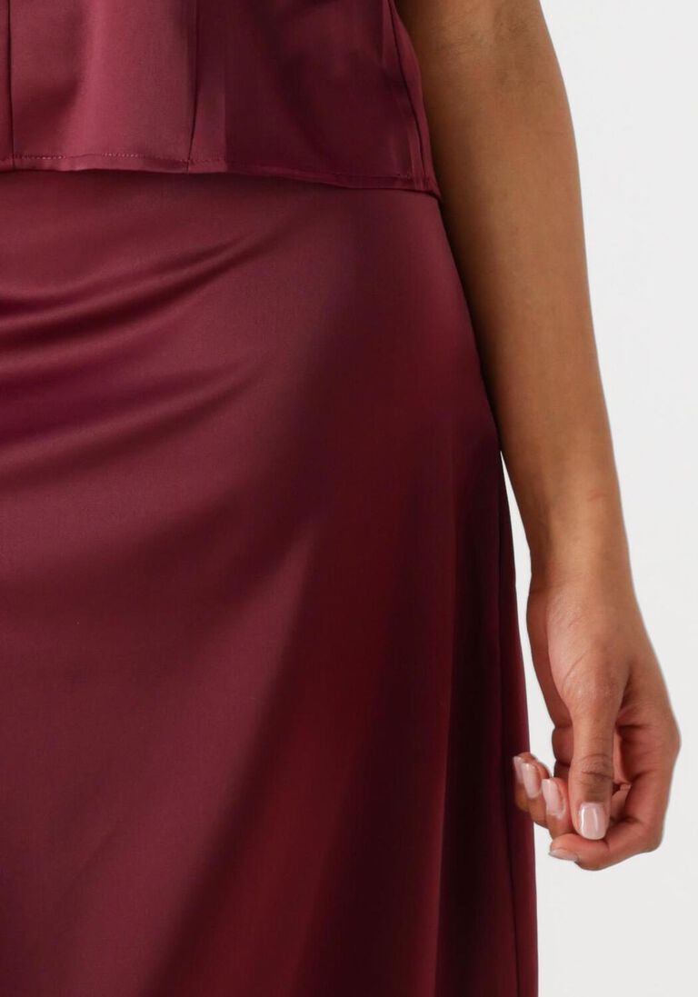 bordeaux co'couture midirok adnacc sateen skirt
