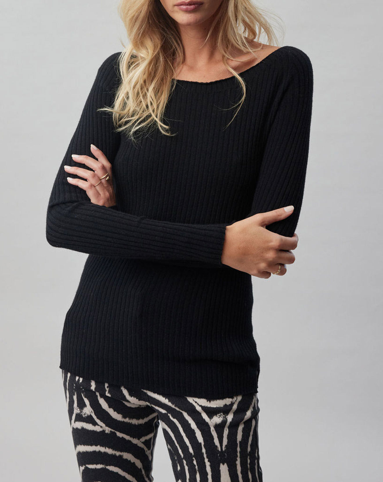 Lauren Vidal Pull Anouk noir