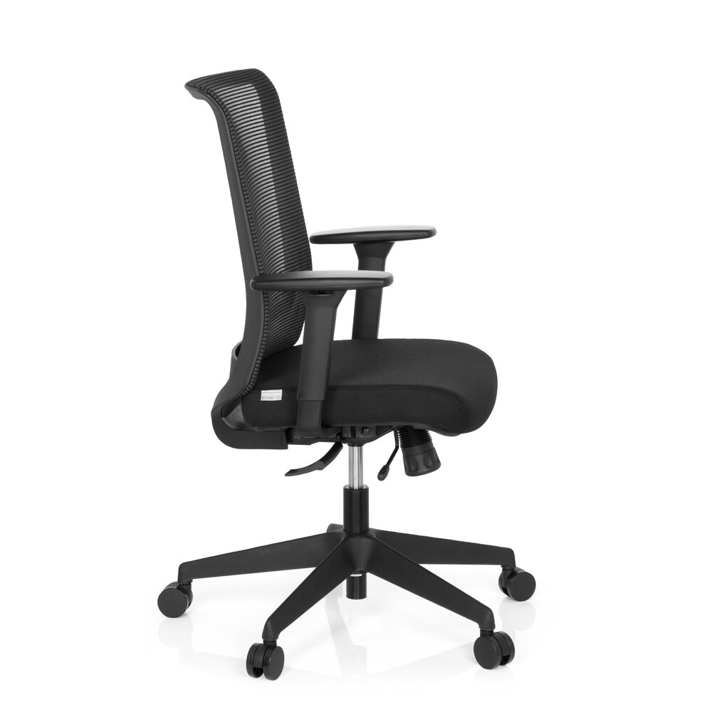 Profi Bürostuhl CONISTON Stoff/Netzstoff mit Armlehnen hjh OFFICE