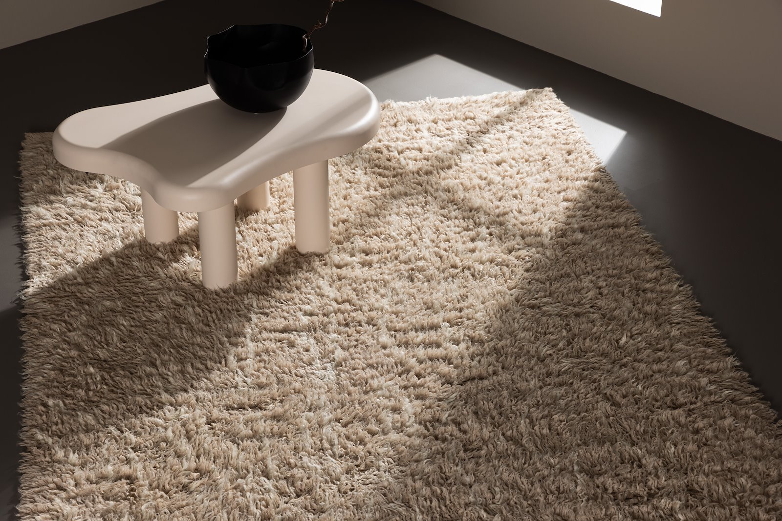 Leiko gulvteppe Ullteppe 200x300, beige